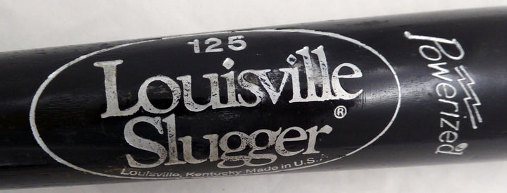 Rich Amaral Signed Black L Slugger P89 Game Used Bat Seattle Mariners Cracked