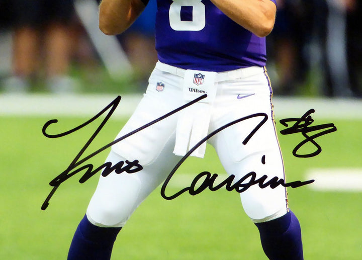 Kirk Cousins Signed 16x20 Photo Minnesota Vikings Beckett BAS