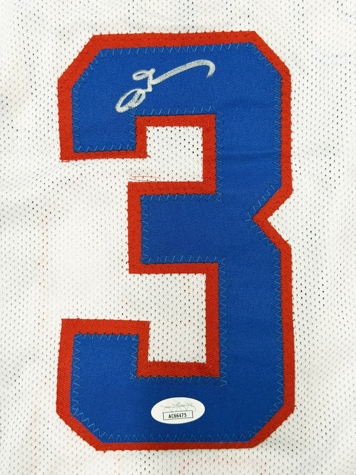 Allen Iverson Signed 76ers White Custom Jersey JSA