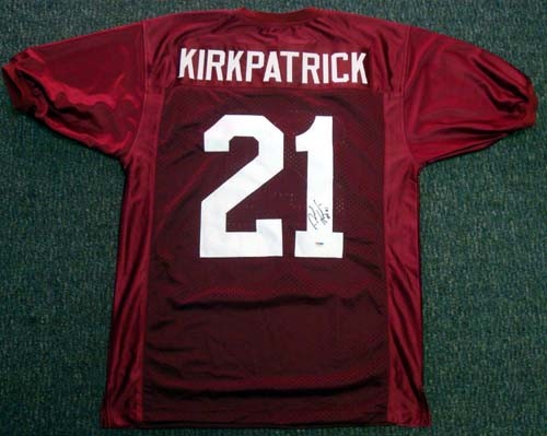 Alabama Crimson Tide Dre Kirkpatrick Signed Red Jersey PSA/DNA RookieGraph
