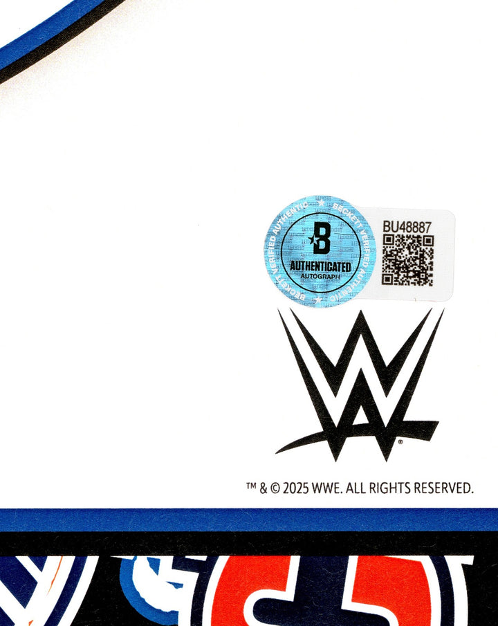 John Cena Signed 11x14 Photo WWE 2025 Farewell Tour Beckett BAS QR