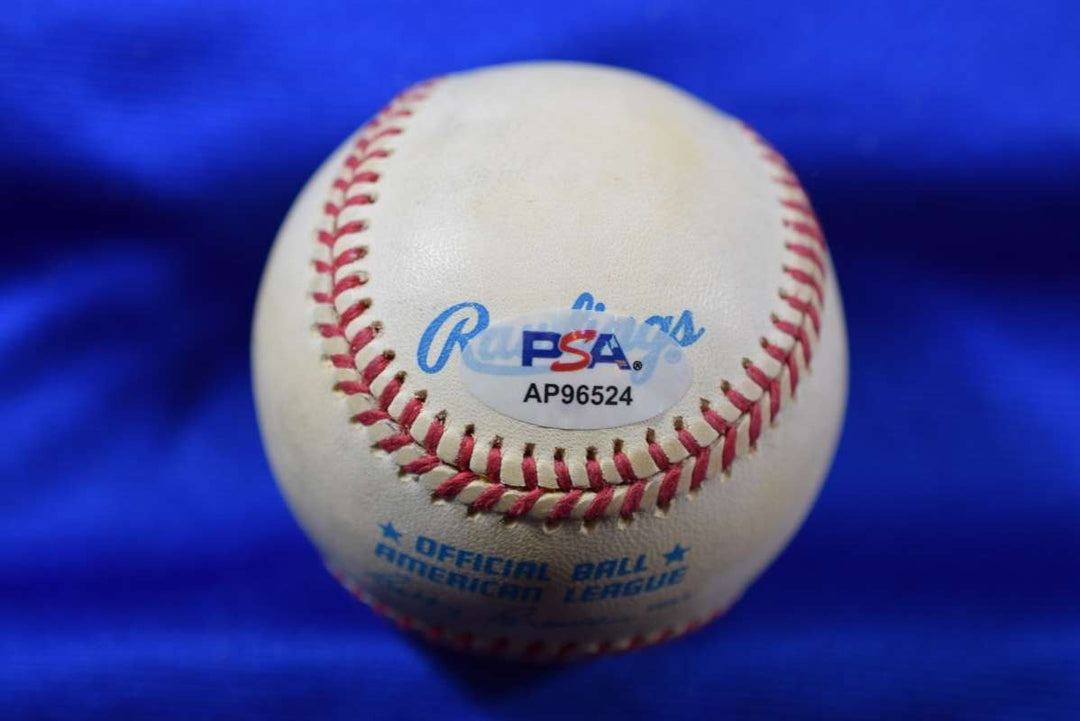 Ken Griffey Jr PSA DNA Autographed American League OAL Signed Baseball Mariners