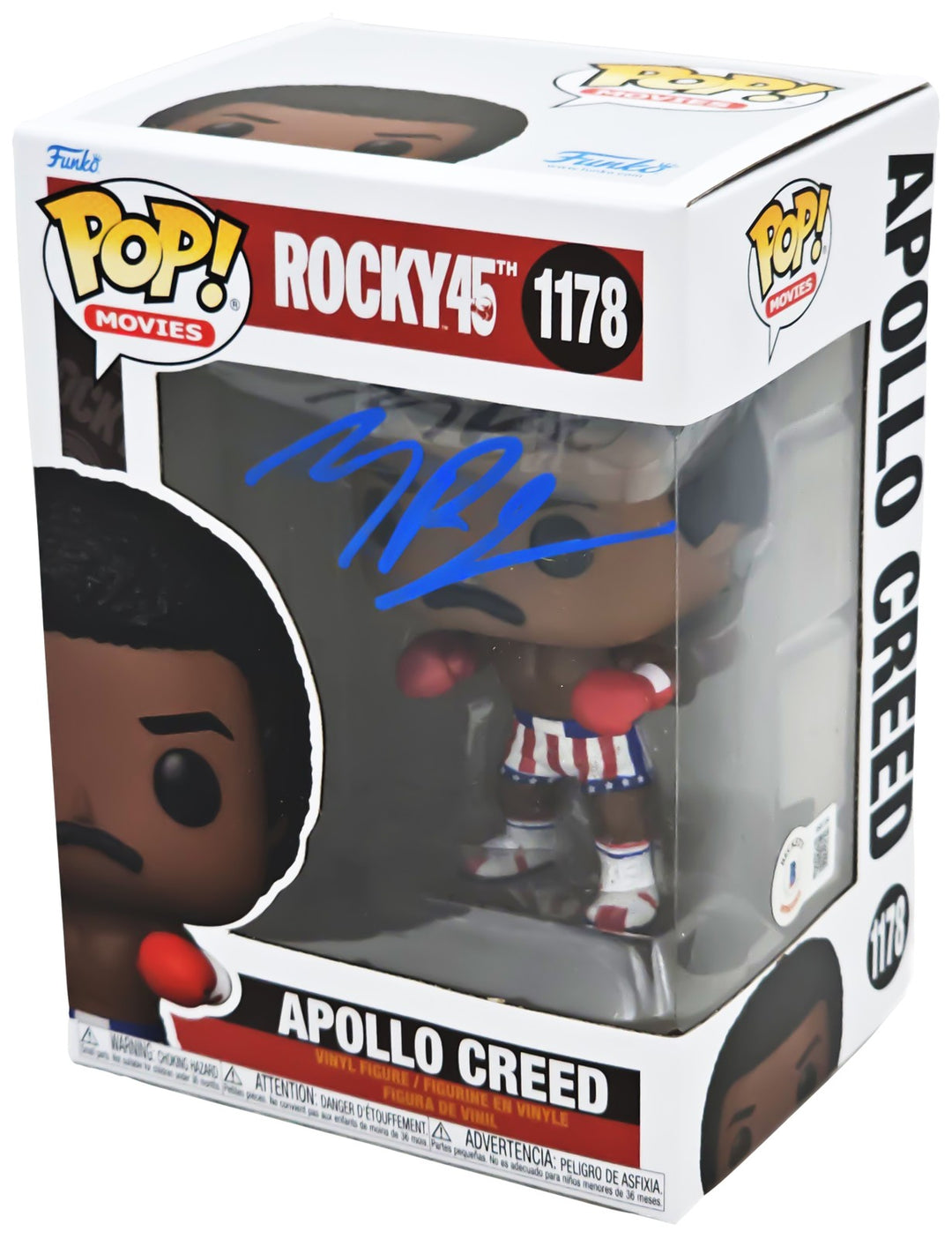 Michael B. Jordan Autographed Signed Funko Pop Vinyl Figurine Beckett Witness