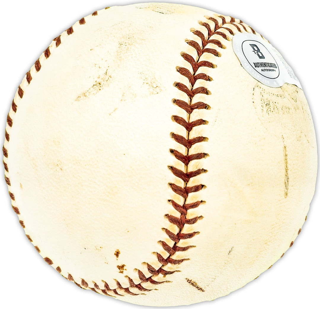 George O'Donnell Signed Official Baseball Pittsburgh Pirates Beckett QR #BM25559