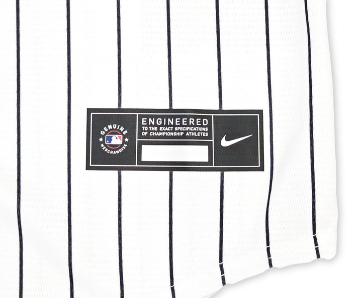 White Sox Bo Jackson Signed White Pinstripe Nike Jersey Size L Beckett Wit