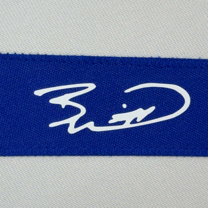 Framed Facsimile Autographed Bobby Witt Jr 35x39 KC White Reprint Jersey
