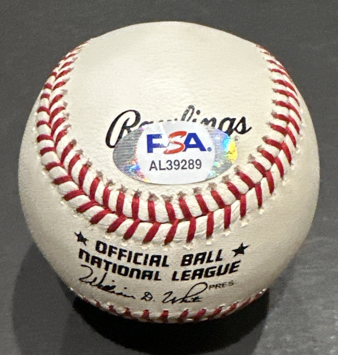 Willie Mays Signed Official NL Baseball Giants Hof Mint Autograph Ball PSA Coa