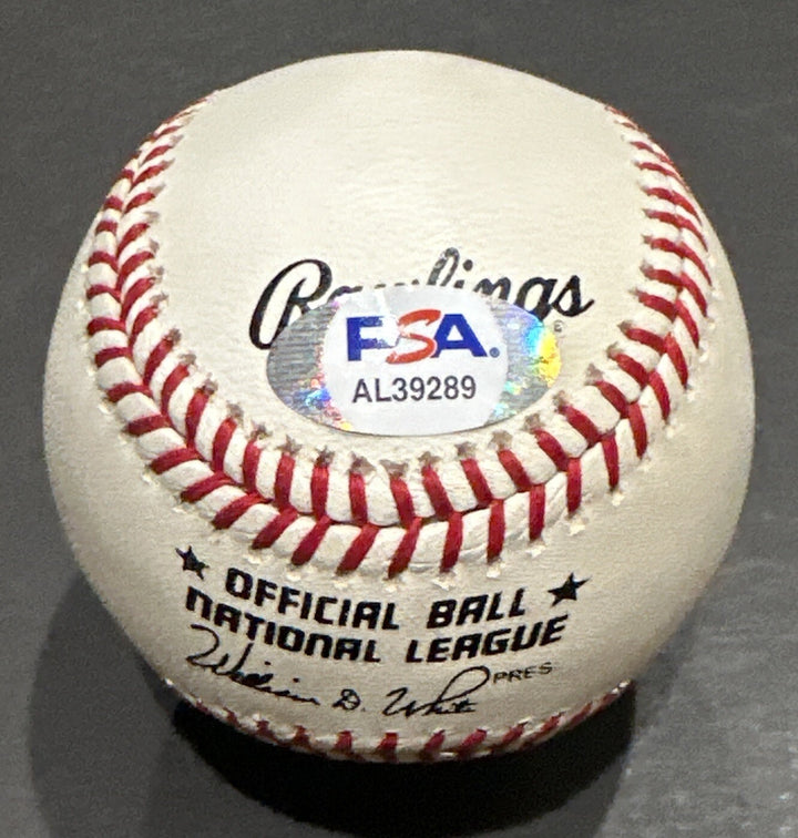 Willie Mays Signed Official NL Baseball Giants Hof Mint Autograph Ball PSA Coa