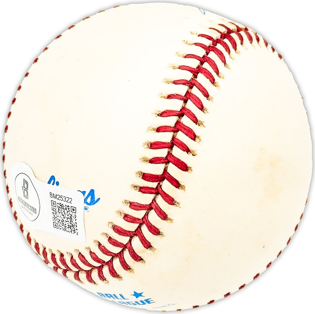 Bob Grim Autographed AL Baseball New York Yankees "ROY 1954" Beckett QR #BM25322