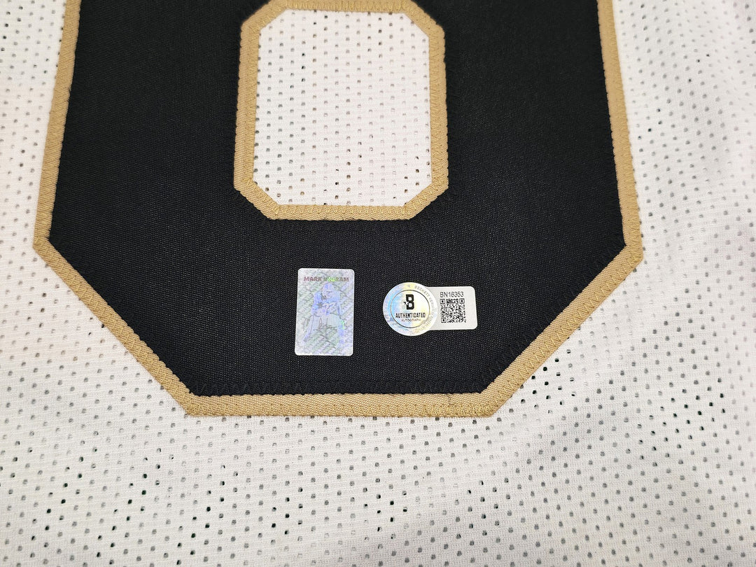 New Orleans Saints Mark Ingram Signed White Jersey Beckett