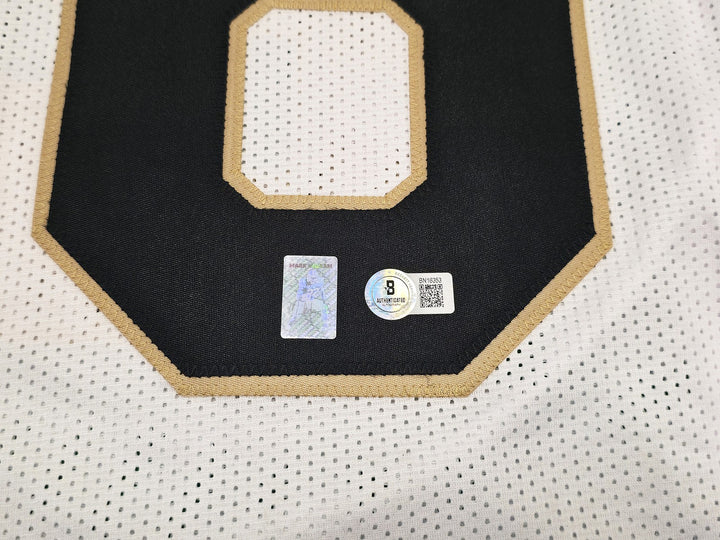 New Orleans Saints Mark Ingram Signed White Jersey Beckett