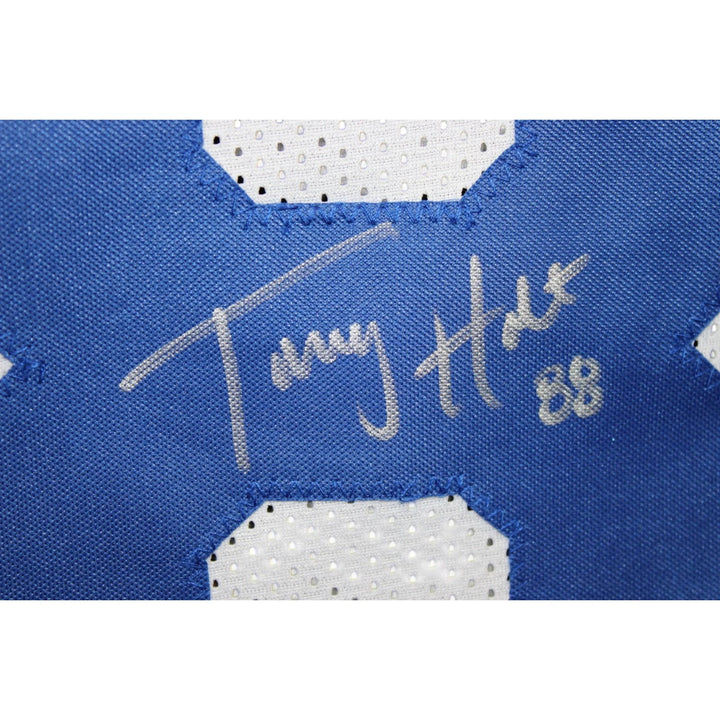 Torry Holt Autographed/Signed Pro Style Sz XL Jersey White Beckett W 58513