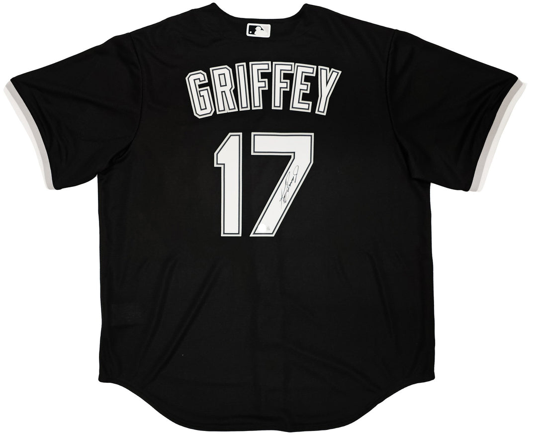 Chicago White Sox Ken Griffey Jr. Signed Black Nike Jersey Size XL Beckett Wit