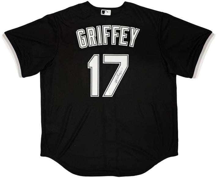 Chicago White Sox Ken Griffey Jr. Signed Black Nike Jersey Size XL Beckett Wit