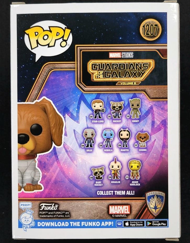 Maria Bakalova signed Cosmo Guardians of the Galaxy Funko Pop! (B) ~ Beckett BAS