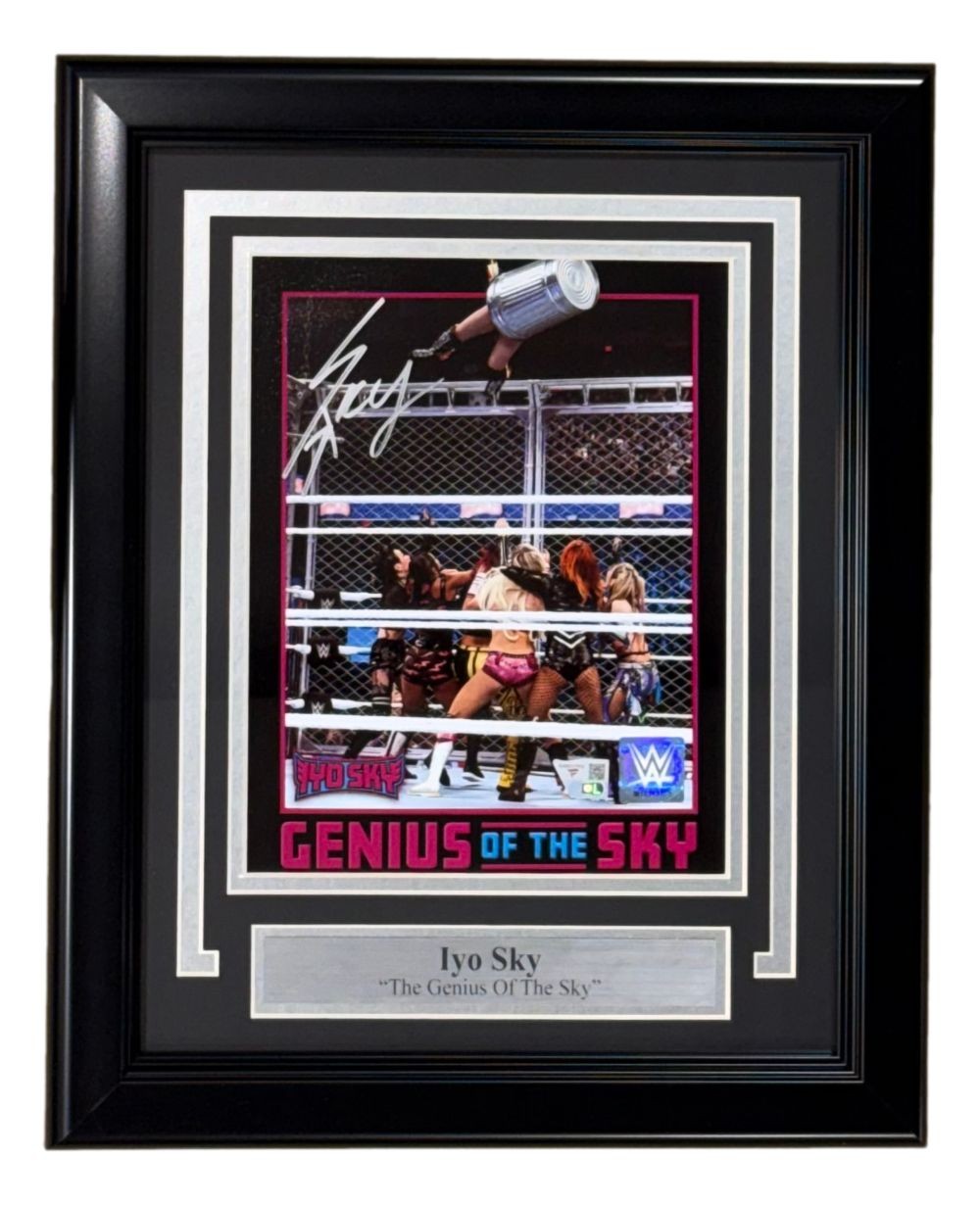 Iyo Sky Signed Framed 8x10 WWE Genius Of The Sky Photo Fanatics