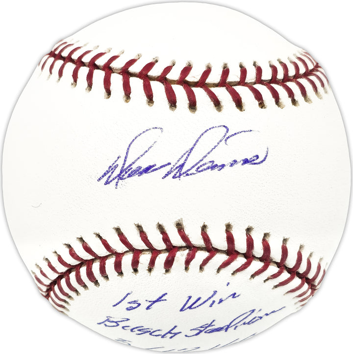 Don Dennis Auto MLB Baseball St. Louis Cardinals 1st Win Busch Stadium Beckett