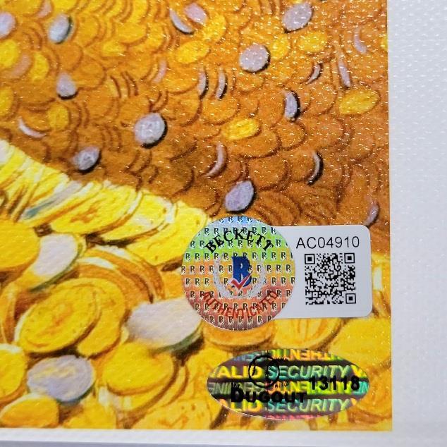 Alan Young signed "Scrooge McDuck" DuckTales 11x14 canvas photo (A) PSA/DNA COA