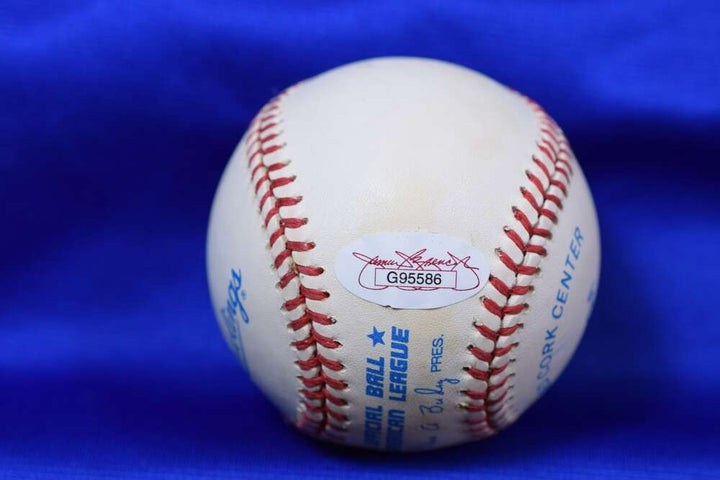 Chuck Thompson JSA COA Autograph American League OAL Signed Baseball HOF 93