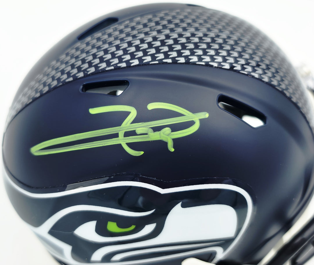 Earl Thomas III Signed Seattle Seahawks Blue Speed Mini Helmet Beckett Witness