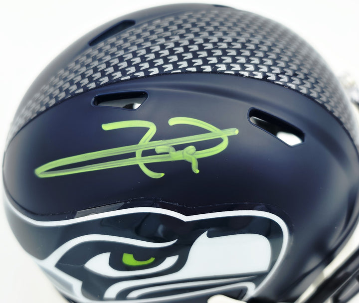 Earl Thomas III Signed Seattle Seahawks Blue Speed Mini Helmet Beckett Witness