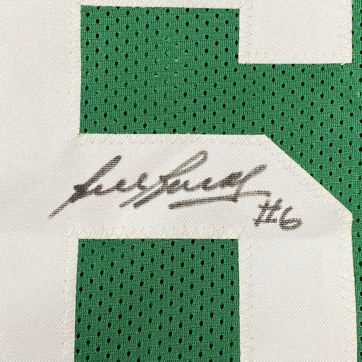 Signed Bill Russell Boston Green Jersey Hollywood Collectibles COA