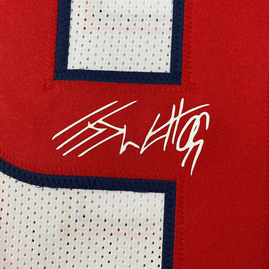 Facsimile Autographed JJ J.J. Watt Houston White Reprint Jersey Size Men's XL