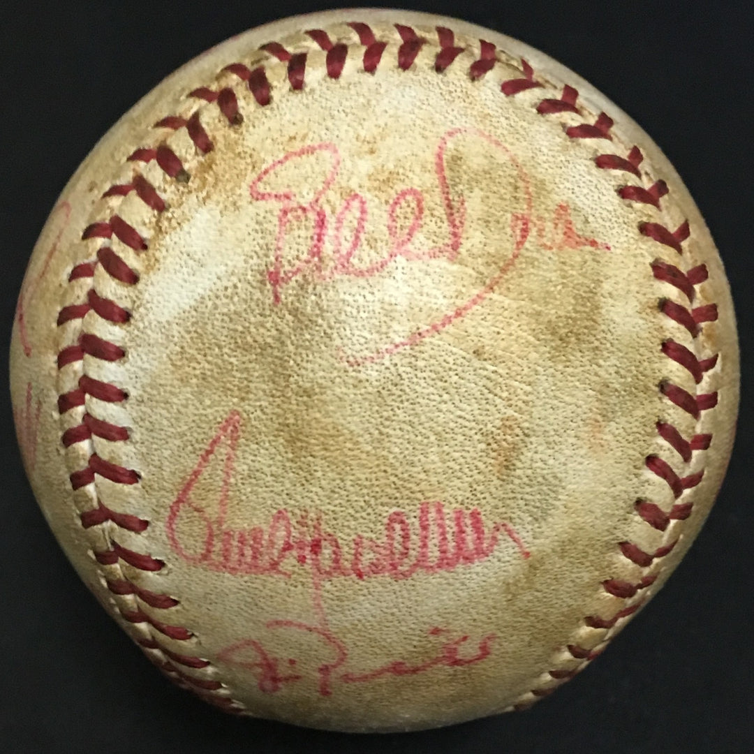 1988 Houston Astros team signed baseball 13 auto Yogi Berra Mike Scott CBM COA