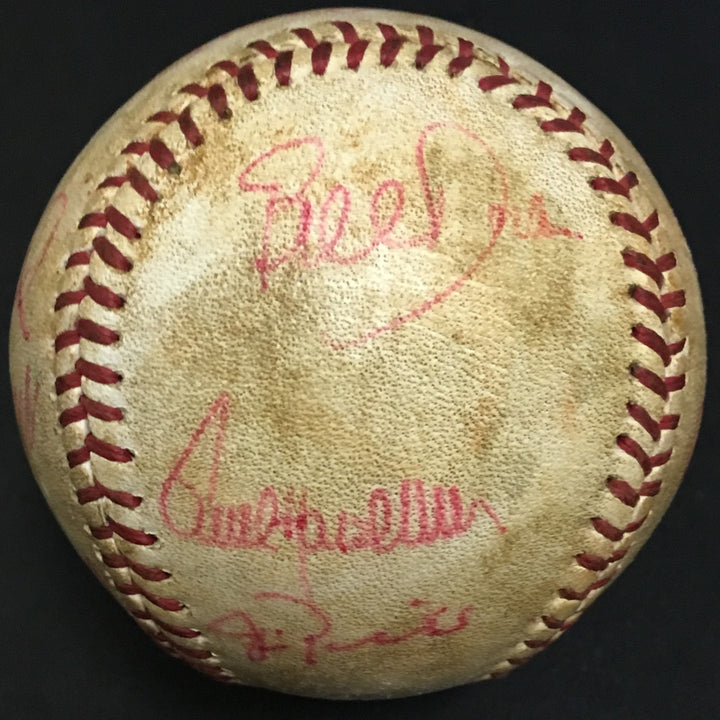 1988 Houston Astros team signed baseball 13 auto Yogi Berra Mike Scott CBM COA