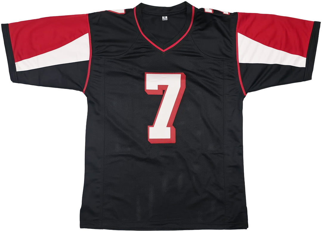 Atlanta Falcons Michael Vick Signed Black Jersey Beckett Witness