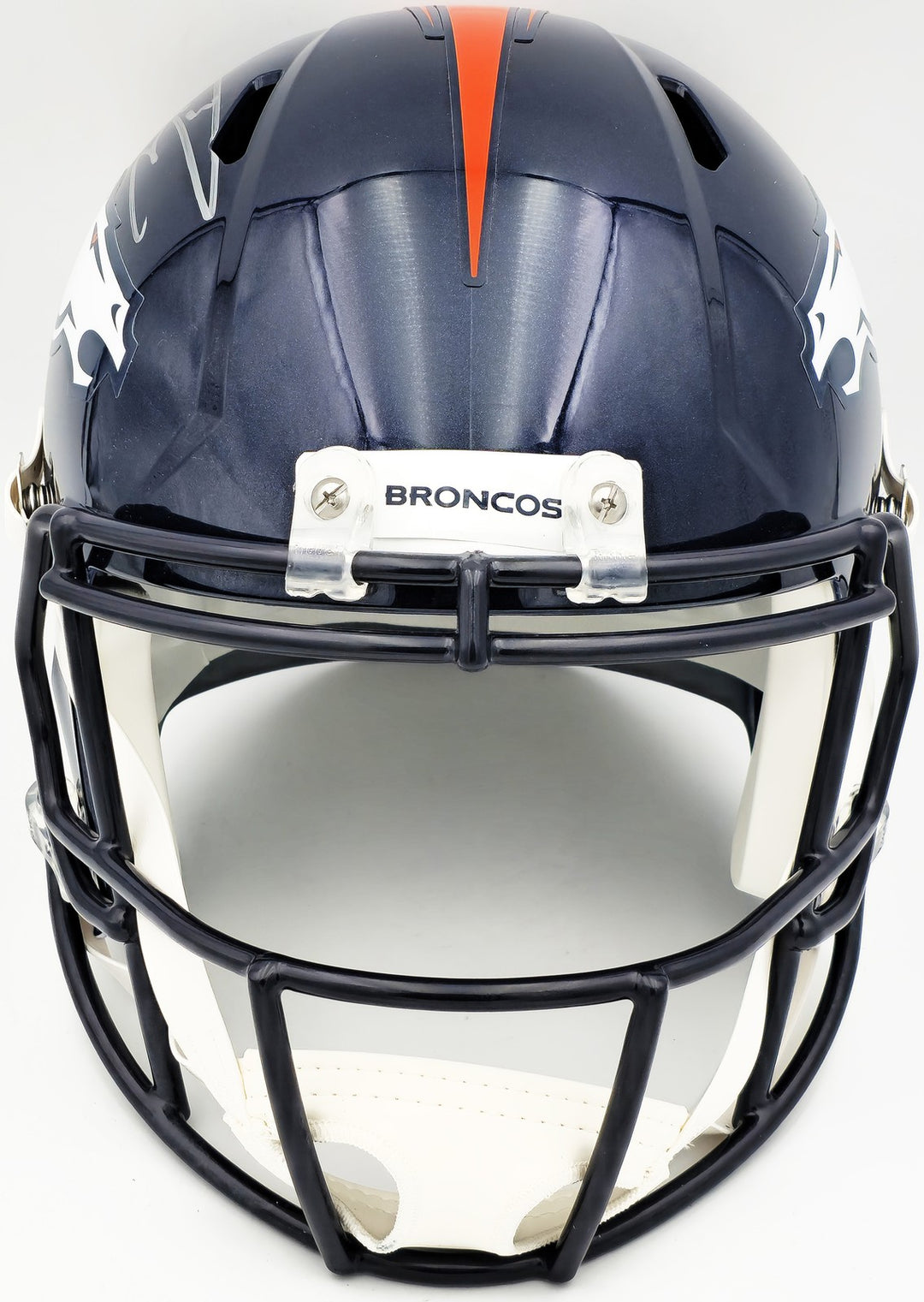 Russell Wilson Signed Broncos Blue Full Size Replica Speed Helmet Fanatics Holo