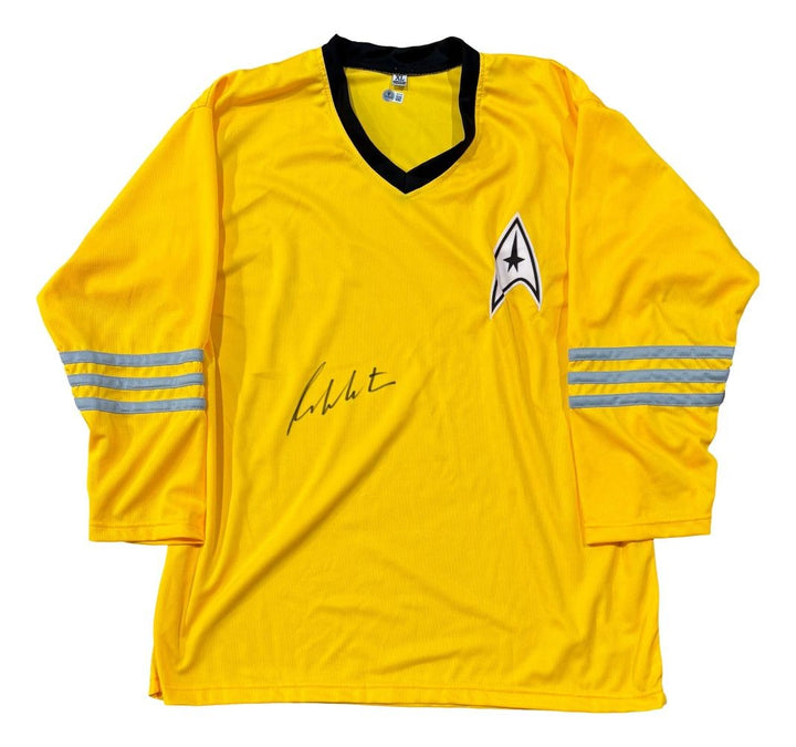 William Shatner Signed Star Trek Captain Kirk Costume Shirt 2 BAS