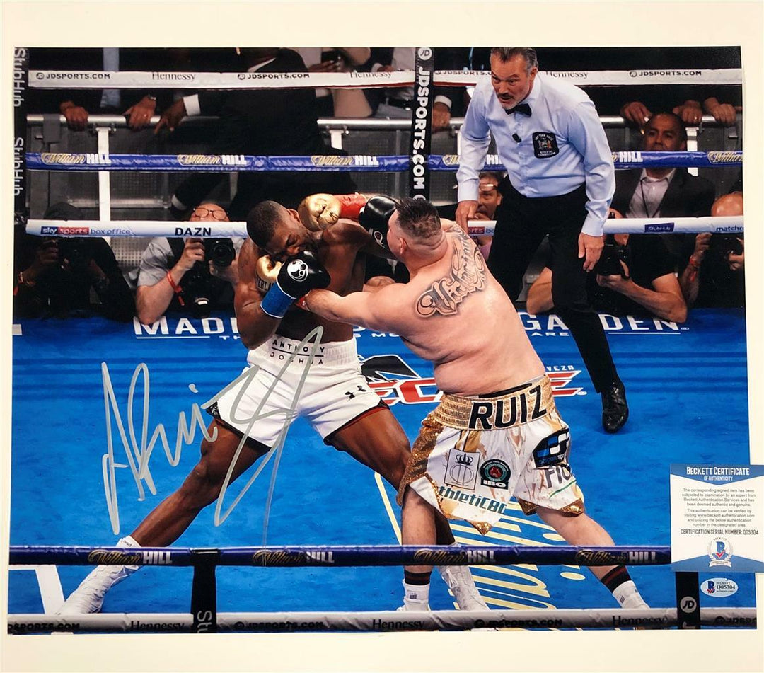ANDY RUIZ JR Autograph Signed 16x20 Photo vs. Anthony Joshua C ~ Beckett BAS COA