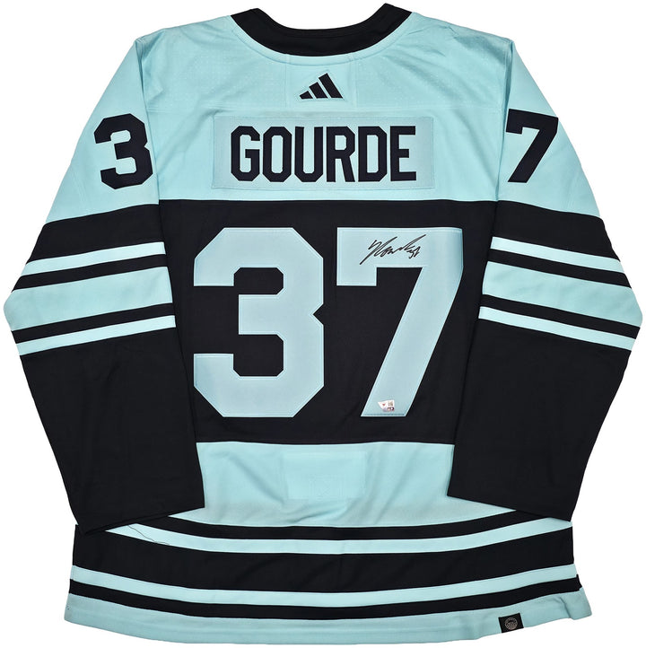 Kraken Yanni Gourde Blue, Green Adidas Primegreen Reverse Retro Jersey Fanatics
