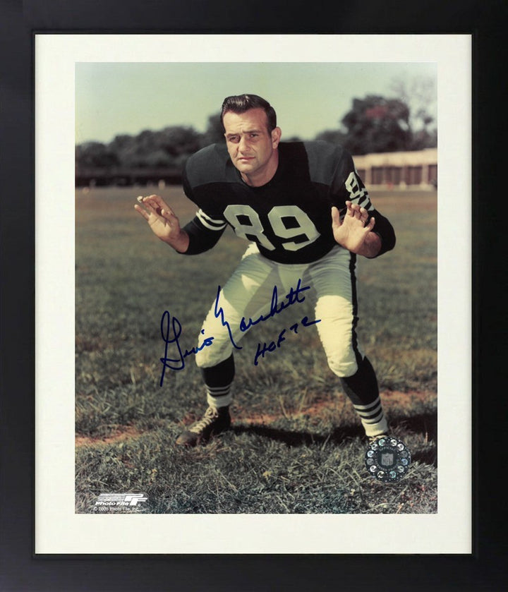 Gino Marchetti signed Baltimore Colts NFL 8x10 Photo HOF 72 Framed- COA
