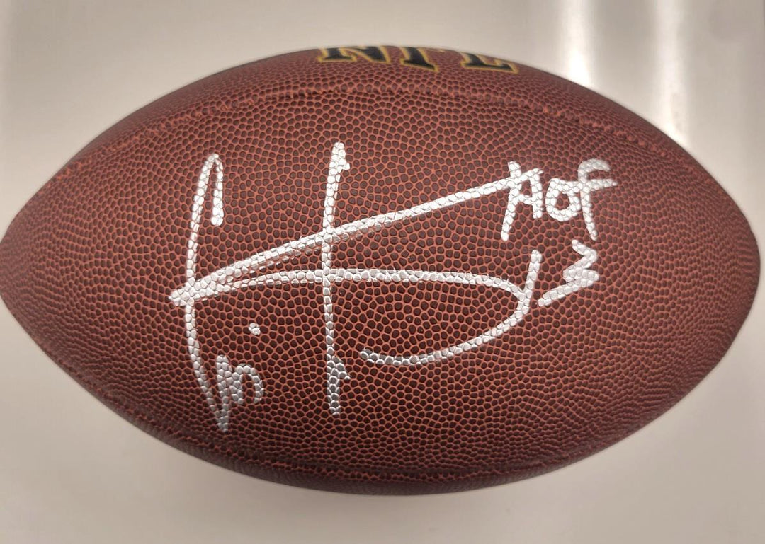 Cris Carter signed "HOF" Football Vikings autograph ~ Beckett BAS Holo