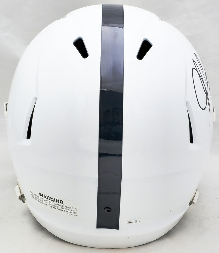 John Cappelletti Auto Penn State Nittany Lions White FS Rep Helmet Heisman JSA