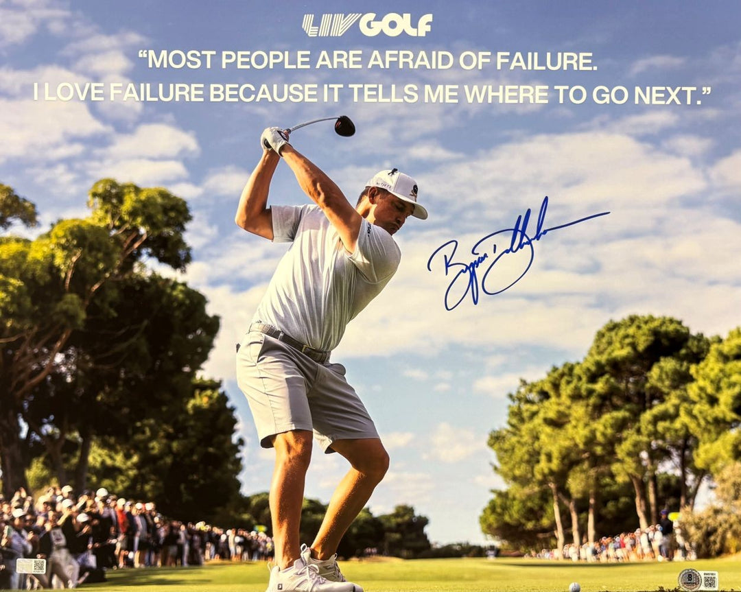 Bryson DeChambeau Signed 16x20 LIV Golf Photo BAS