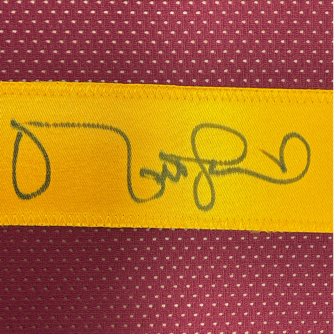 Framed Autographed/Signed Matt Leinart 33x42 USC Southen Cal Red Jersey JSA COA
