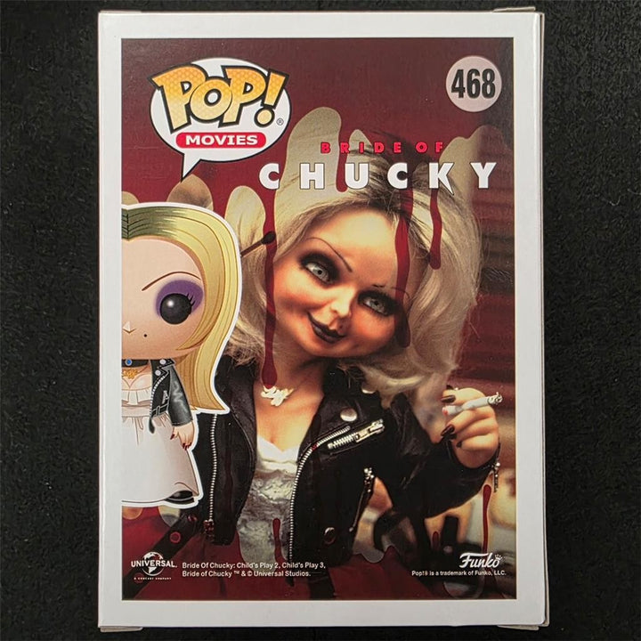 Jennifer Tilly signed "Tiff" Tiffany Chucky Funko Pop 468 autograph Beckett BAS
