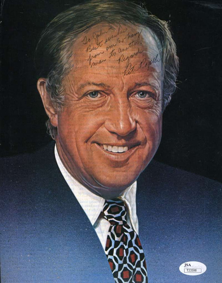 Pete Rozelle JSA Coa Autographed 8x10 Photo Authentic Signed