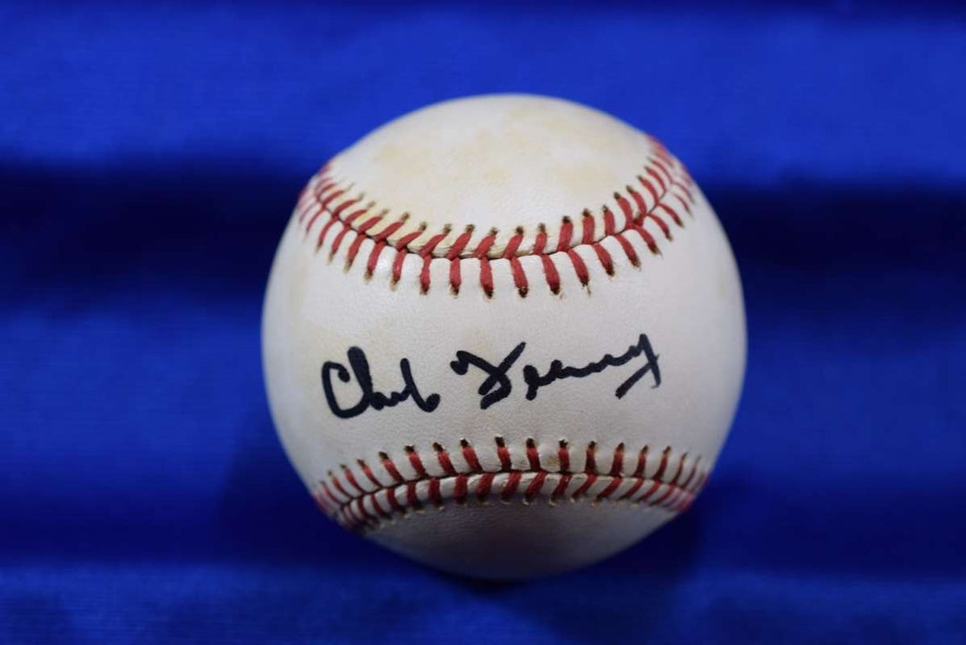 Chub Feeney PSA DNA Autograph Mac Phail American League OAL Signed Baseball