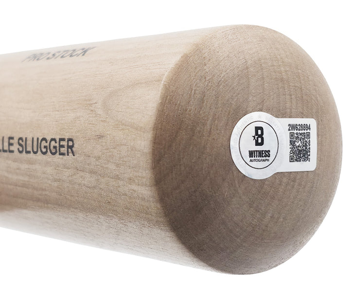 Manny Ramirez Signed Blonde L Slugger Pro Stock Baseball Bat Red Sox Beckett Wit