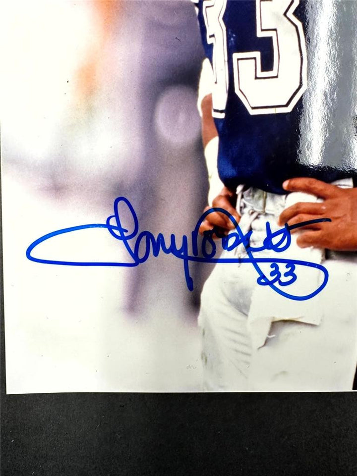 Tony Dorsett signed Dallas Cowboys 8x10 Photo autograph ~ Beckett BAS