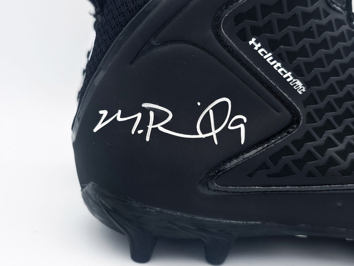 Michael Penix Jr Auto Black Under Armour Team Fierce Cleats Falcons 13 Beckett