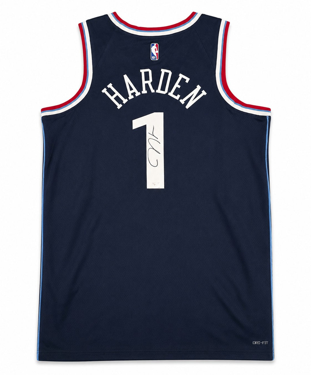 Los Angeles Clippers James Harden Signed Blue Nike Swingman Icon Edition Jersey