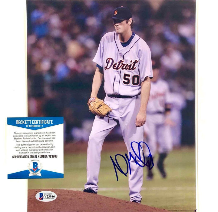 Andrew Miller autograph Detroit Tigers signed 8x10 photo BAS COA Beckett
