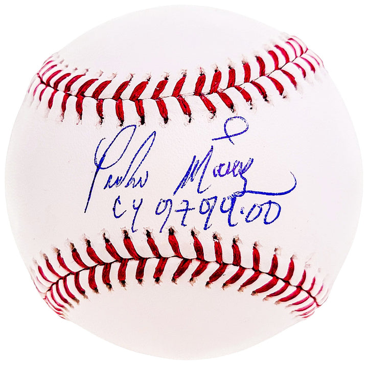 Pedro Martinez Signed Official MLB Baseball Red Sox "CY 97-99-00" Beckett Wit