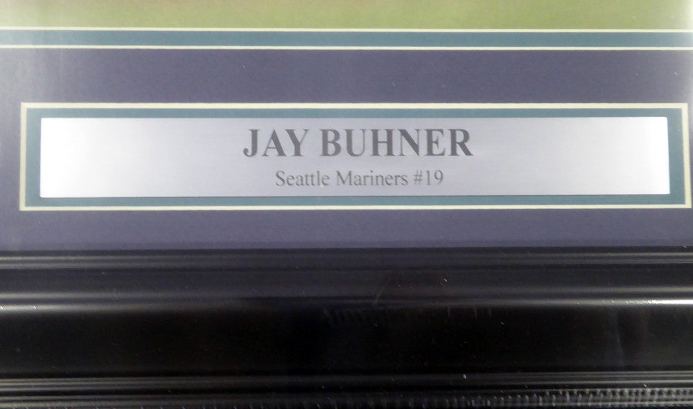 Jay Buhner Signed Framed 16x20 Photo Seattle Mariners MCS Holo