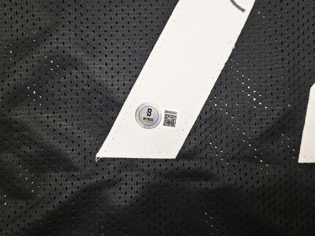 Pittsburgh Steelers James Harrison Signed Black Jersey Beckett Witness